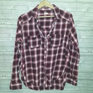 Hollister plaid long sleeve